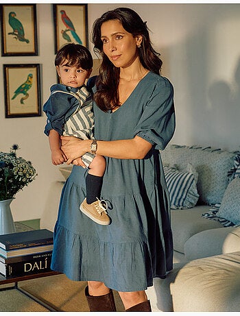 Abito con maniche a palloncino e cut-out You&Me