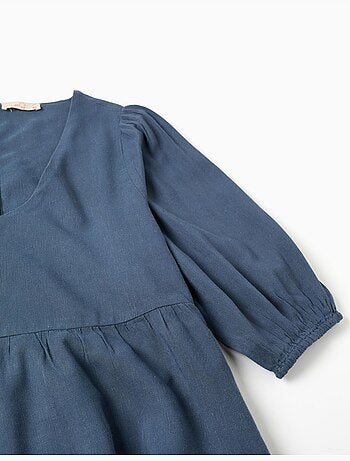 Abito con maniche a palloncino e cut-out You&Me