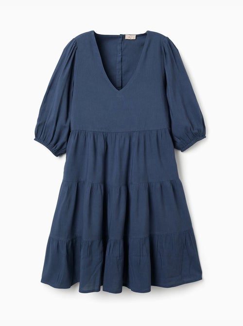 Abito con maniche a palloncino e cut-out You&Me - Kiabi