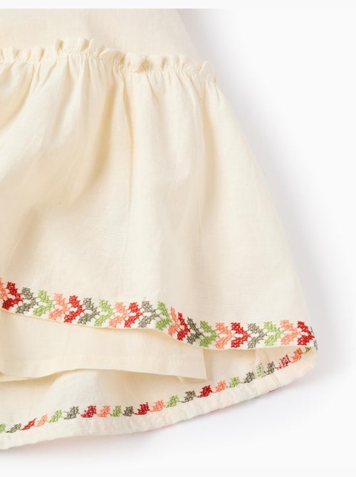 Abito con maniche a palloncino e ricamo - Kiabi