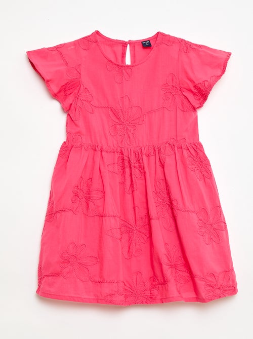 Abito con ricami fiori fantasia - Kiabi