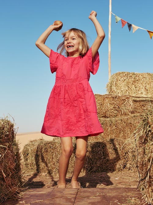 Abito con ricami fiori fantasia - Kiabi