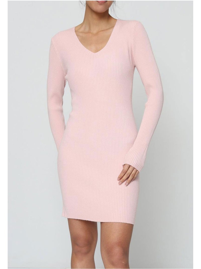 Abito con scollo a V Kebello Rosa - Kiabi