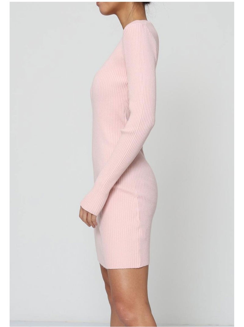 Abito con scollo a V Kebello Rosa - Kiabi
