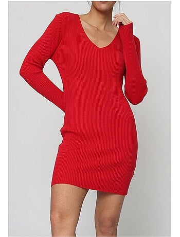 Abito con scollo a V Kebello