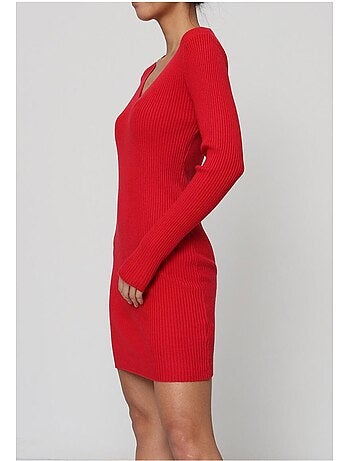 Abito con scollo a V Kebello