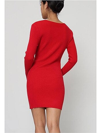 Abito con scollo a V Kebello