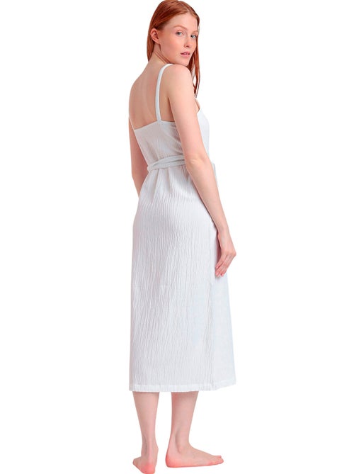 Abito con spalline in stile lino da donna ADMAS - Kiabi