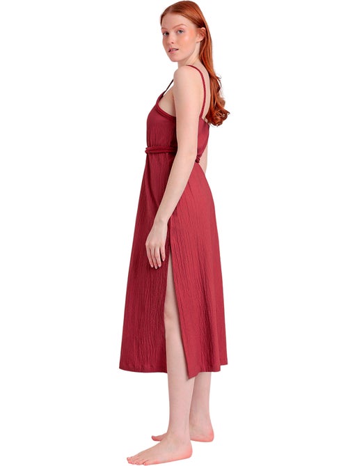 Abito con spalline in stile lino da donna ADMAS - Kiabi
