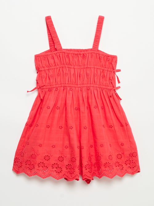 Abito con spalline sottili e ricami all over - Kiabi