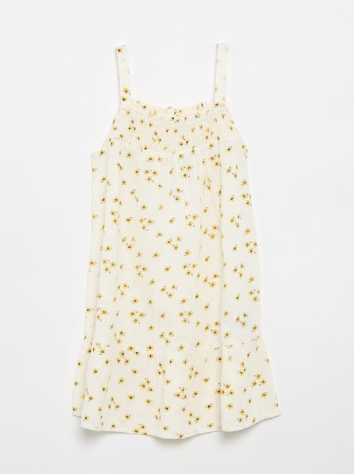 Abito con stampa all-over e spalline sottili - Kiabi