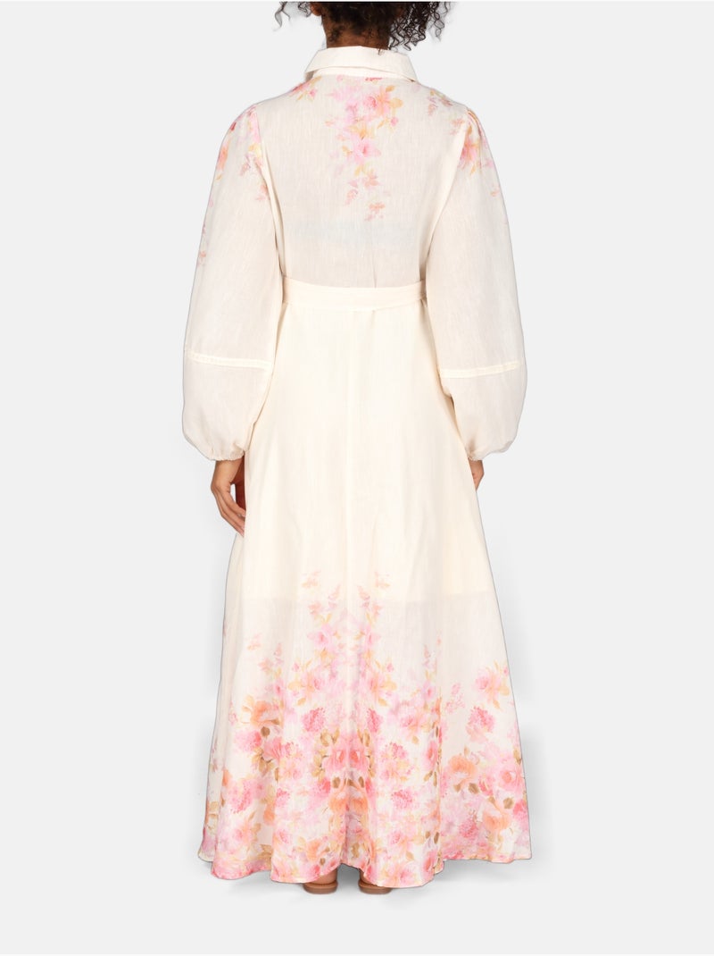 Abito con stampe Arancione - Kiabi