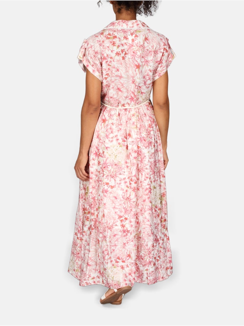 Abito con stampe Rosa - Kiabi