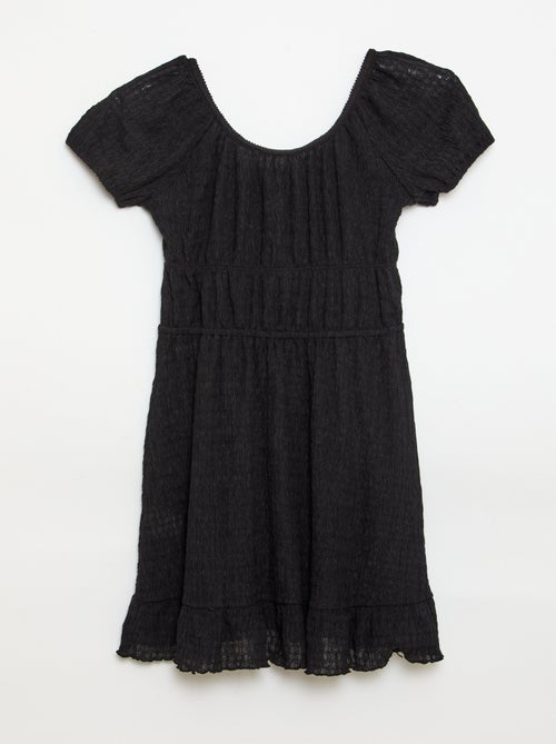 Abito corto a palloncino a maniche corte - Kiabi