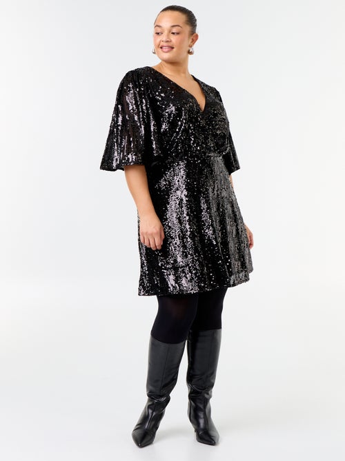 Abito corto con paillettes - Kiabi