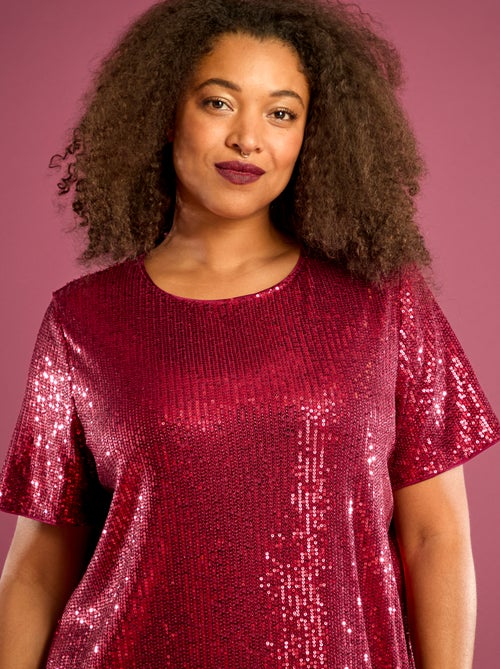 Abito corto con paillettes - Kiabi