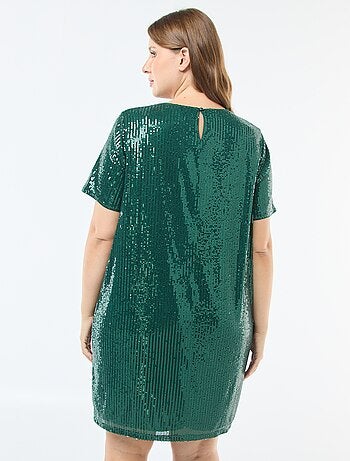 Abito corto con paillettes