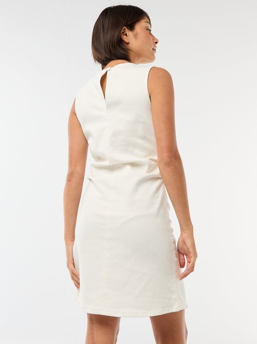 Abito corto in denim senza maniche - Kiabi