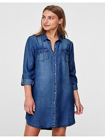Abito corto in denim Vero Moda