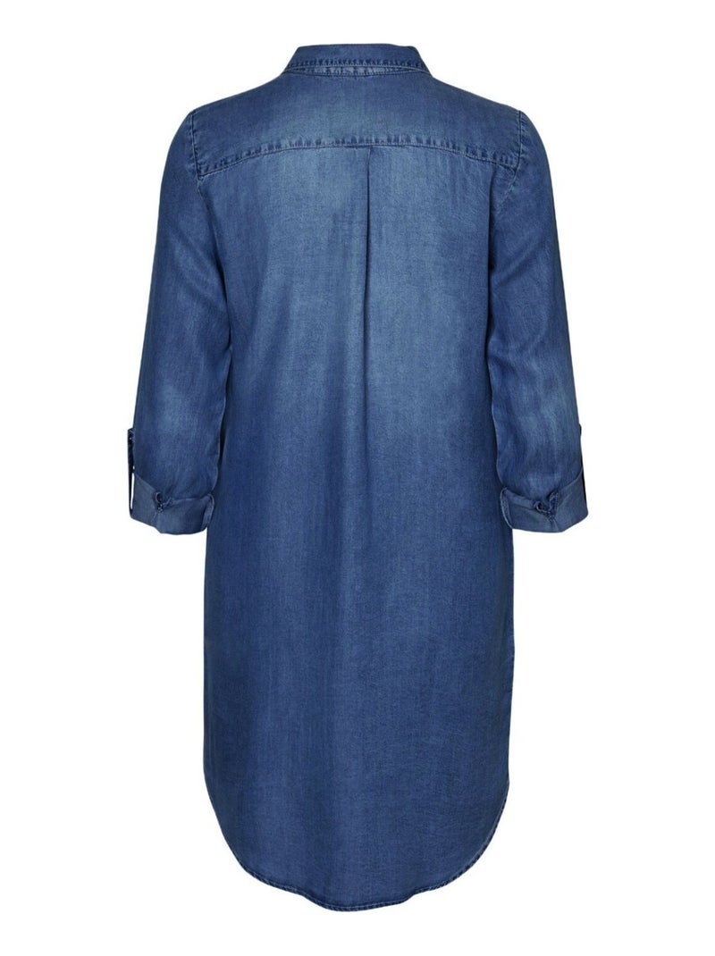 Abito corto in denim Vero Moda Blu - Kiabi
