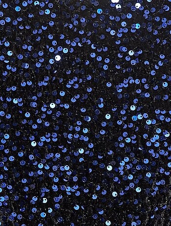 Abito corto in velluto con paillettes