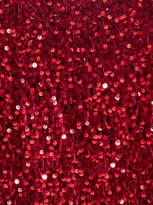 Abito corto in velluto con paillettes - Kiabi