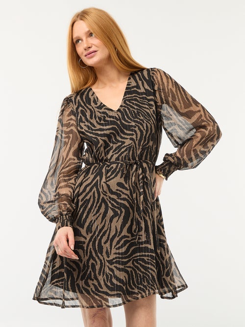 Abito corto 'JDY' in voile con fili brillanti - Kiabi