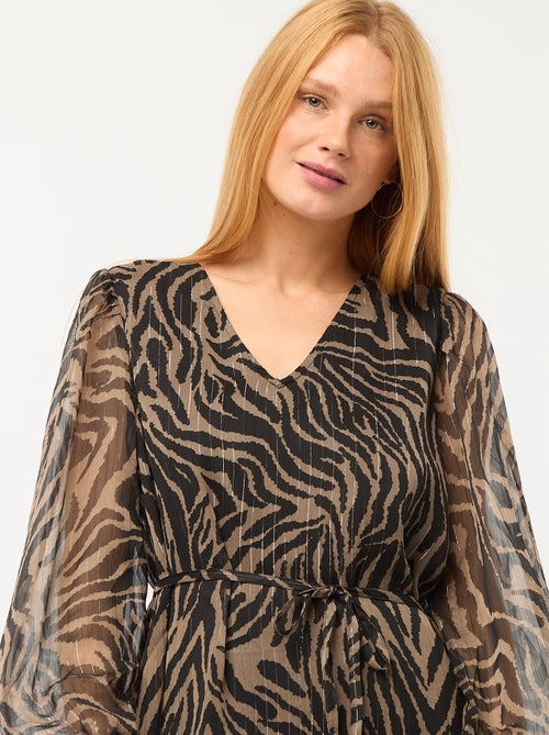 Abito corto 'JDY' in voile con fili brillanti - Kiabi