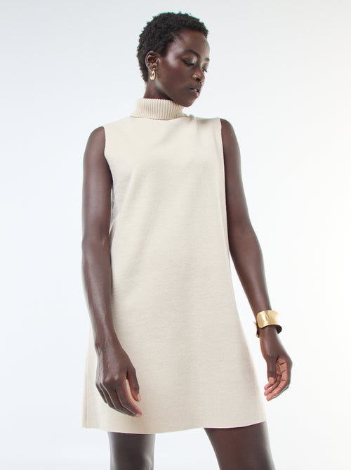 Abito corto senza maniche a collo alto - Kiabi