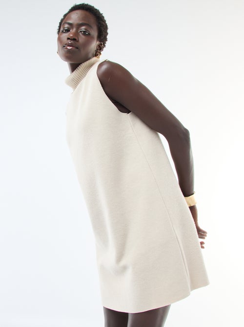 Abito corto senza maniche a collo alto - Kiabi