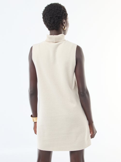 Abito corto senza maniche a collo alto - Kiabi