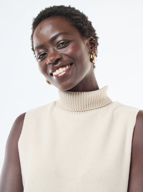 Abito corto senza maniche a collo alto - Kiabi