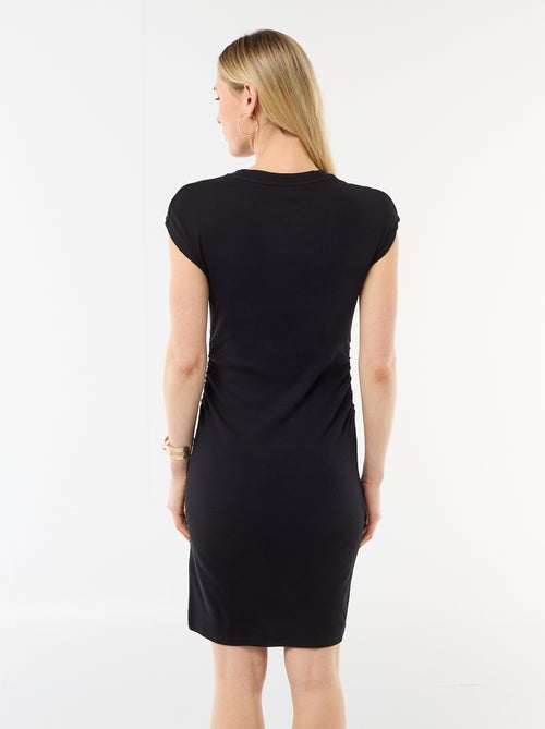 Abito corto senza maniche in tessuto a costine - Kiabi