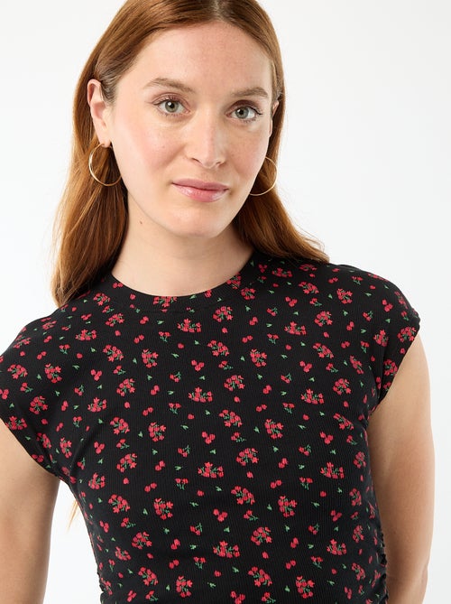 Abito corto senza maniche in tessuto a costine - Kiabi