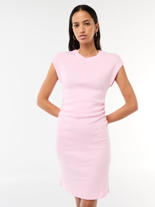 Abito corto senza maniche in tessuto a costine - Kiabi