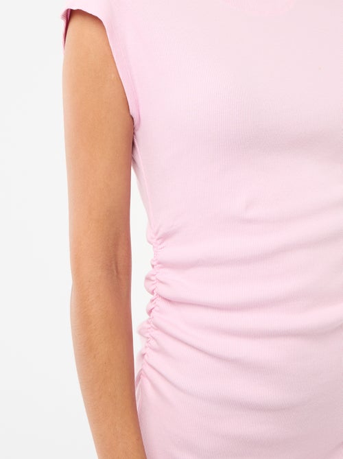 Abito corto senza maniche in tessuto a costine - Kiabi