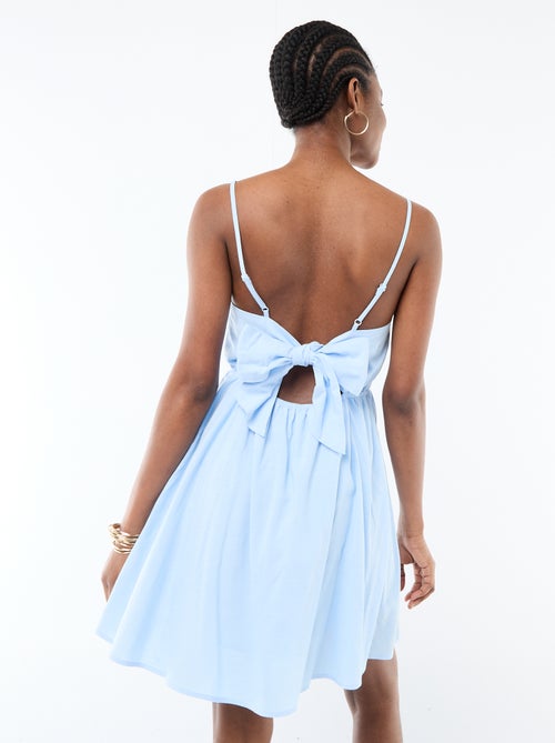 Abito corto spalline sottili - Kiabi