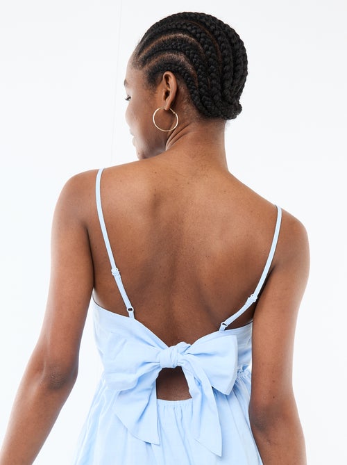 Abito corto spalline sottili - Kiabi