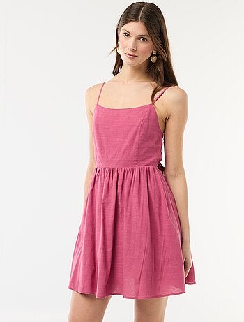 Abito corto spalline sottili