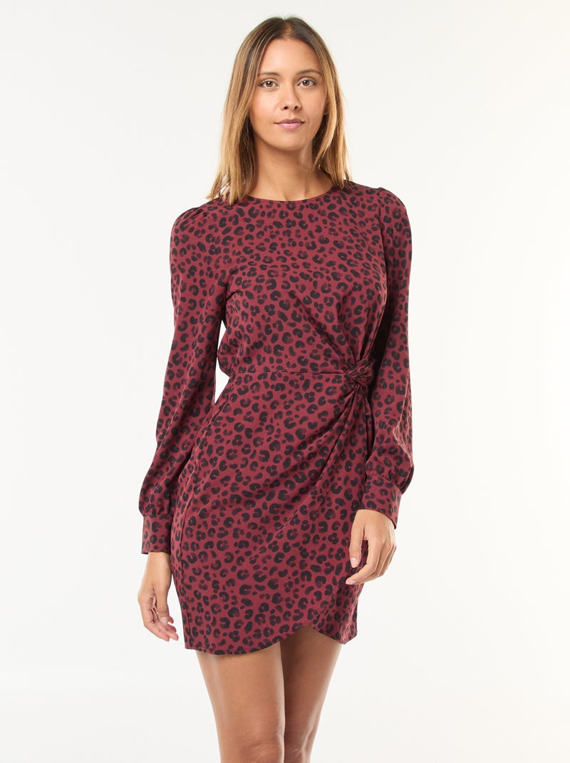 Robette Courte Avec Drapé Asymétrique - Taille XS à XL, En Crêpe De Viscose, Neuve étiquetée