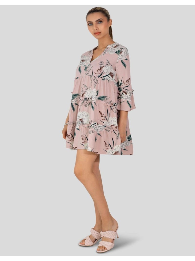 Abito corto Vero Moda Rosa - Kiabi