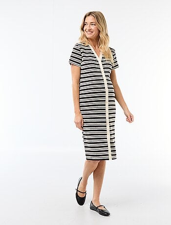 Abito da allattamento in maglia crochet