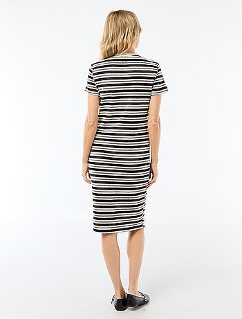 Abito da allattamento in maglia crochet