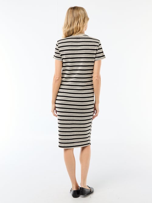 Abito da allattamento in maglia crochet - Kiabi