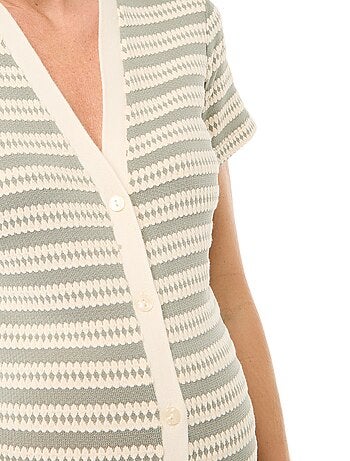 Abito da allattamento in maglia crochet