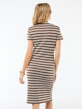 Abito da allattamento in maglia crochet