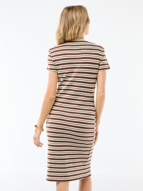 Abito da allattamento in maglia crochet - Kiabi