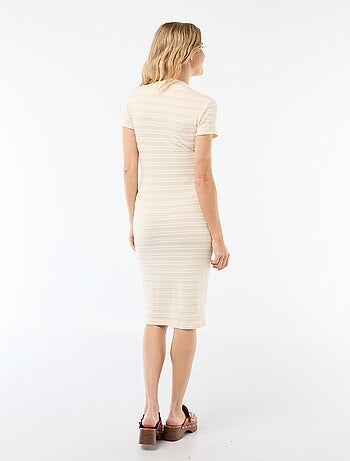 Abito da allattamento in maglia crochet