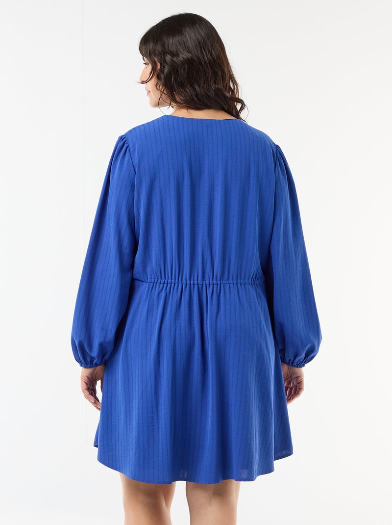 Abito da cerimonia a maniche lunghe Blu - Kiabi