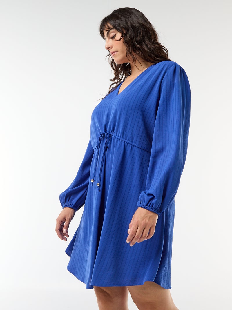 Abito da cerimonia a maniche lunghe Blu - Kiabi